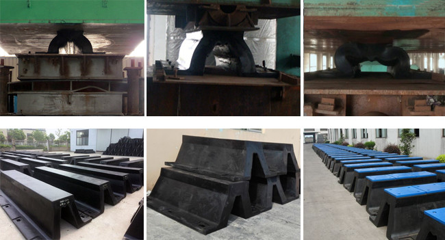 Marine V Type Fender Rubber Customized Length For Boat And Ship Protection