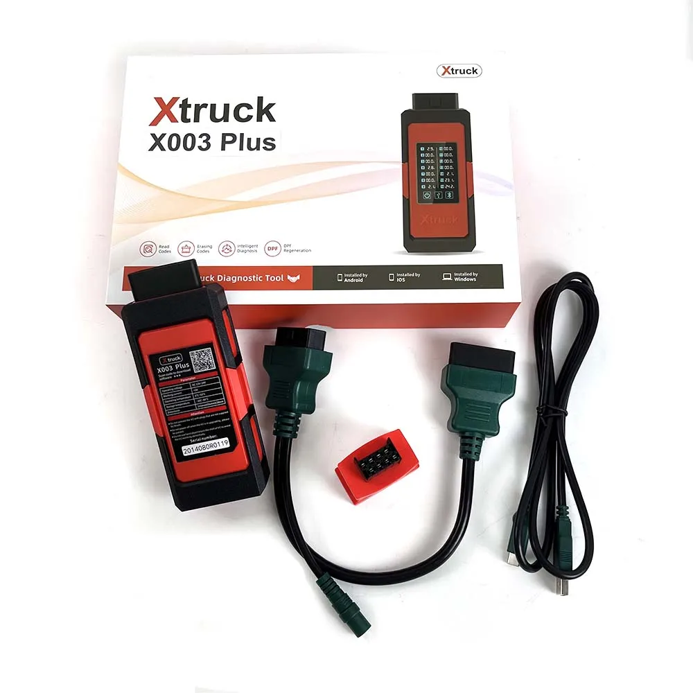 CF C2+Xtruck X003 plus Read Codes rasing Codes Heavy Duty Truck support Cum-mins Multi-brand equipment Diagnostic Tool