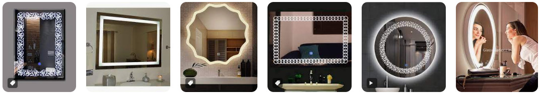 LED Backlit Bathroom Mirror Anti Fog Full Length Mirror Customization