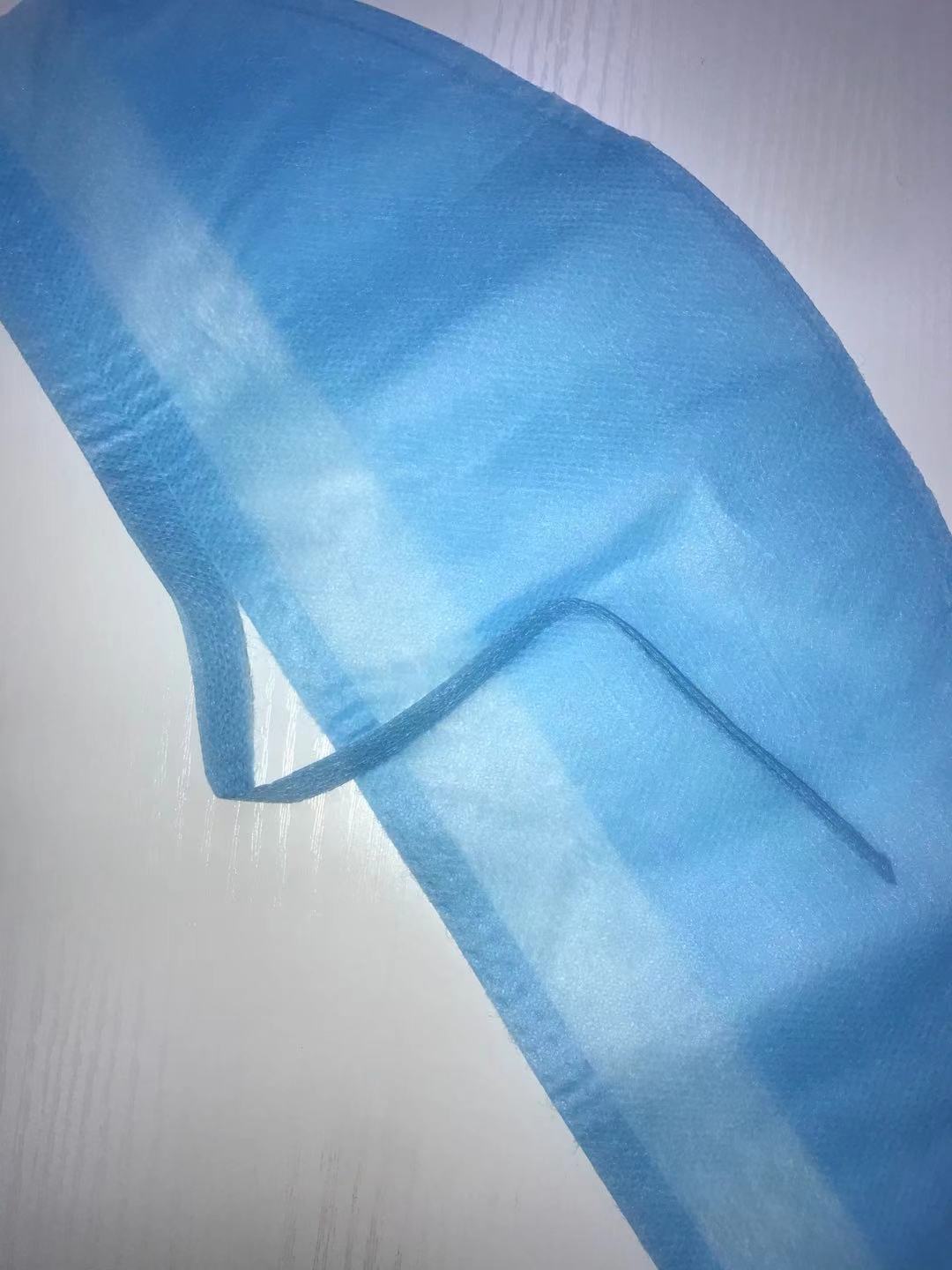 Wholesale Disposable Nonwoven Medical Doctor Surgeon Cap With Ties and Elastic Hospital Operating Doctor Head Cover