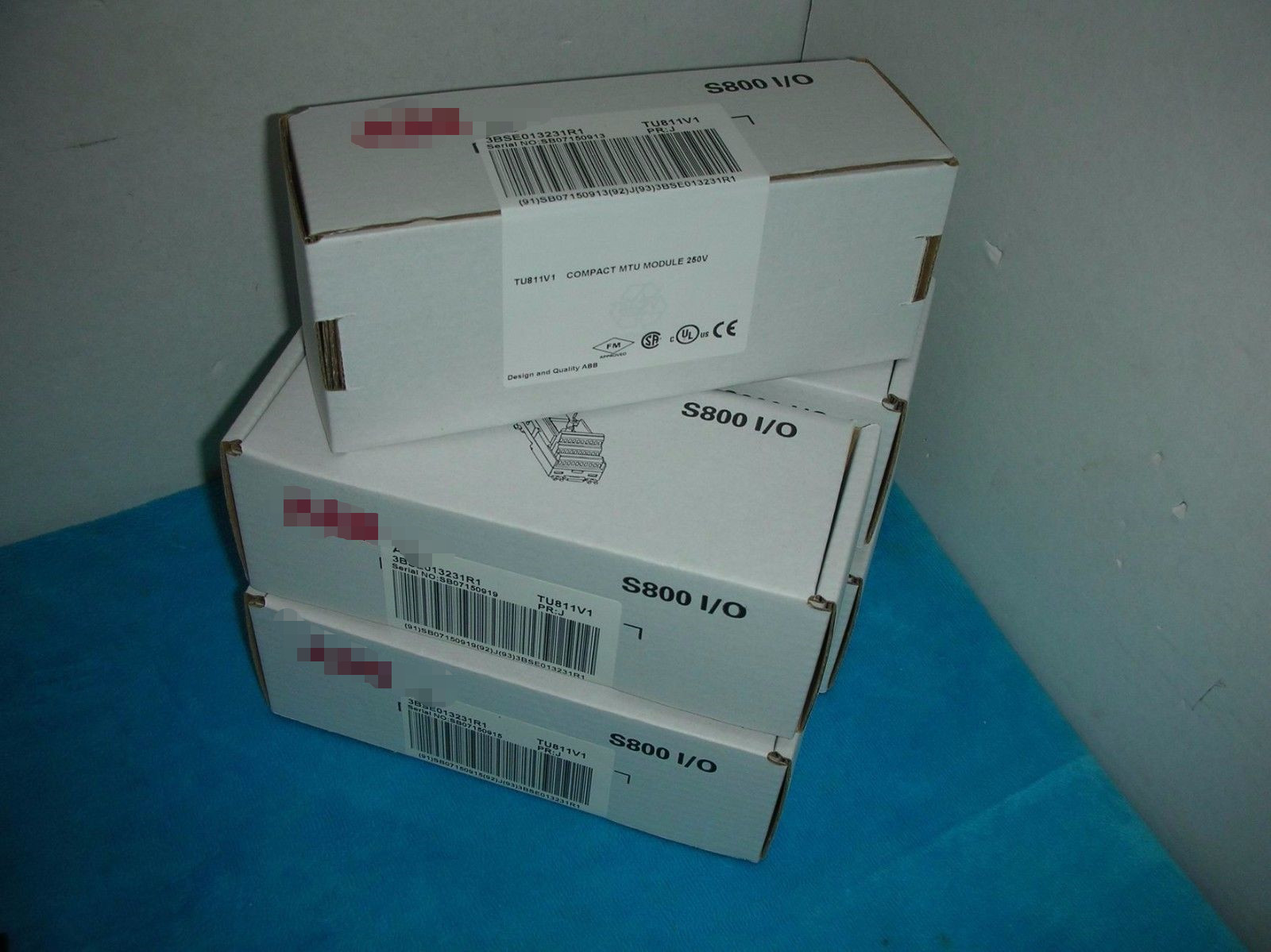 ABB 3BSE013231R1 Compact Module Termination Unit TU811V1 250V 3A MAX