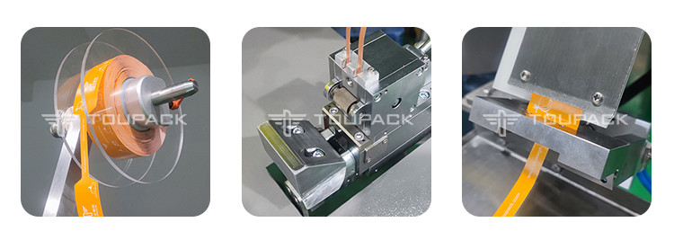 Automatic Net Bag Packing Machine For Gold Coin Chocolate Garlic Mesh Bag Packing Line