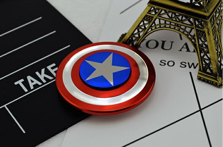 Captain America Si3n4 hybrid ceramic bearing fidget spinner,hand spinner 1114