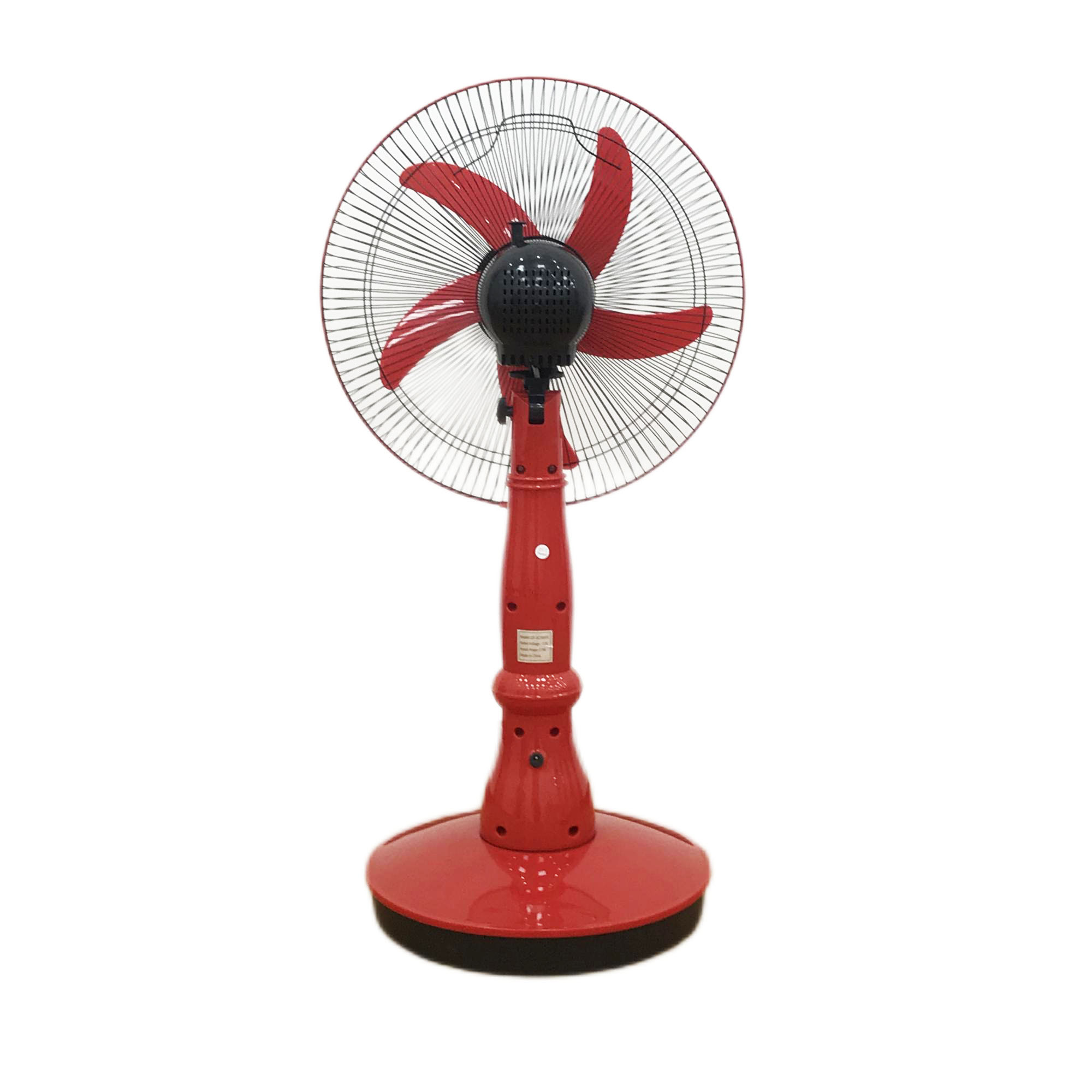 High-quality 12v DC desk fan solar rechargeable table fan with charging battery and led lamp