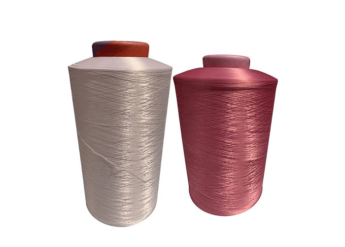150 Denier Polyester Textured Yarn , DTY Draw Textured Yarn High Tenacity