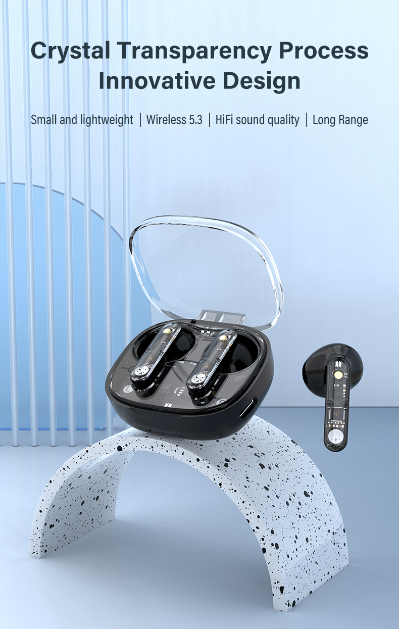 Sports and Gaming Noise Cancelling True Wireless Earbuds with Type C Charging