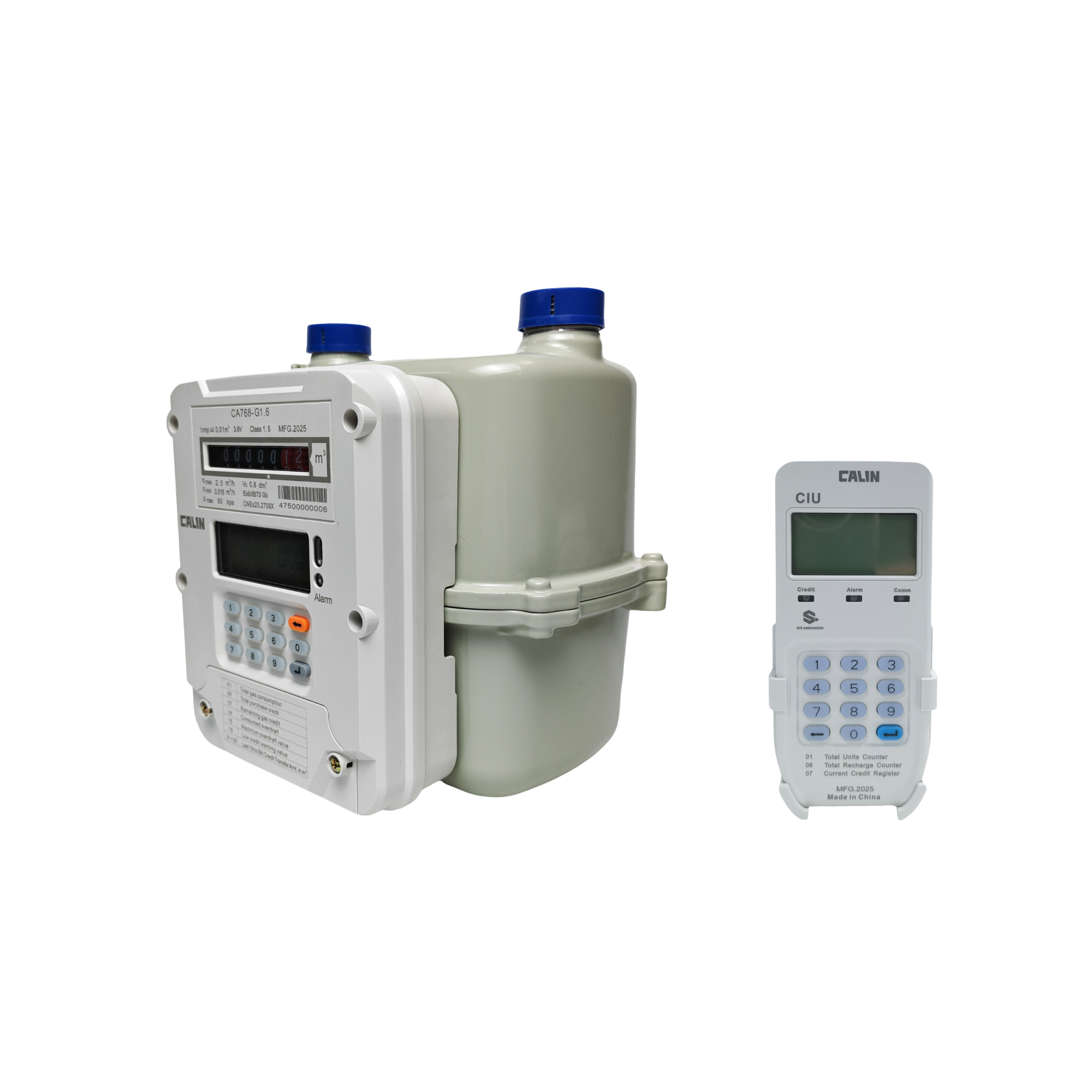MODBUS Communication Prepaid Gas Meter AMR AMI Compatibility , Maintenance Free