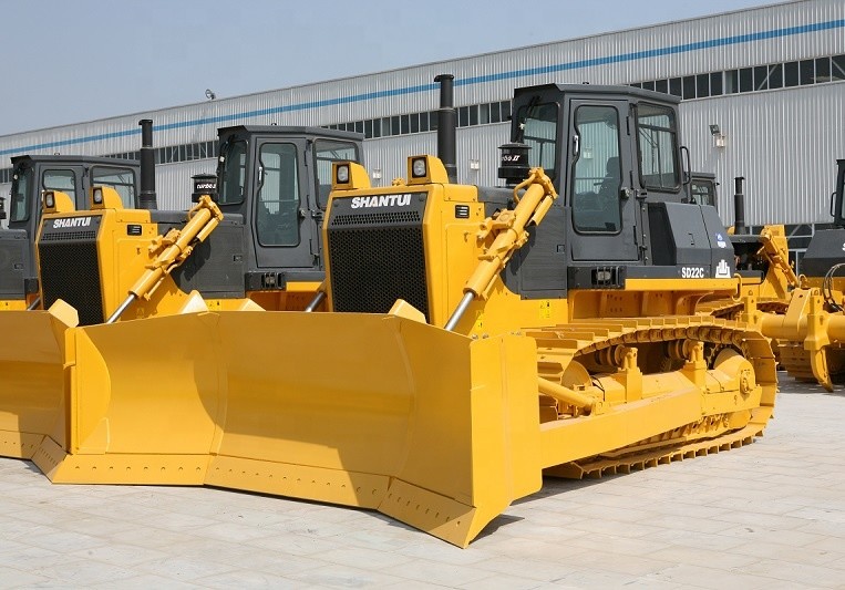 SHAN TUI Power 230HP Heavy Machine Bulldozer Straight - Tilt Blade With Angle Blade With Semi - U Blade