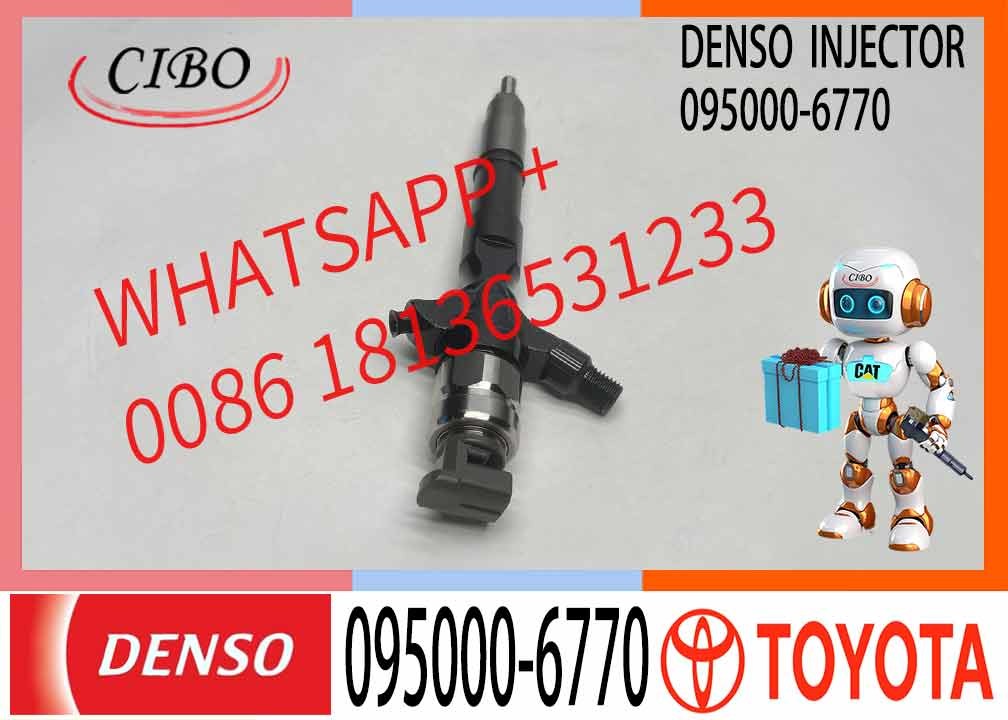 New Diesel Common Rail Fuel Injector 095000-6770 0950006770 23670-39145 2367039145 for Fuel System