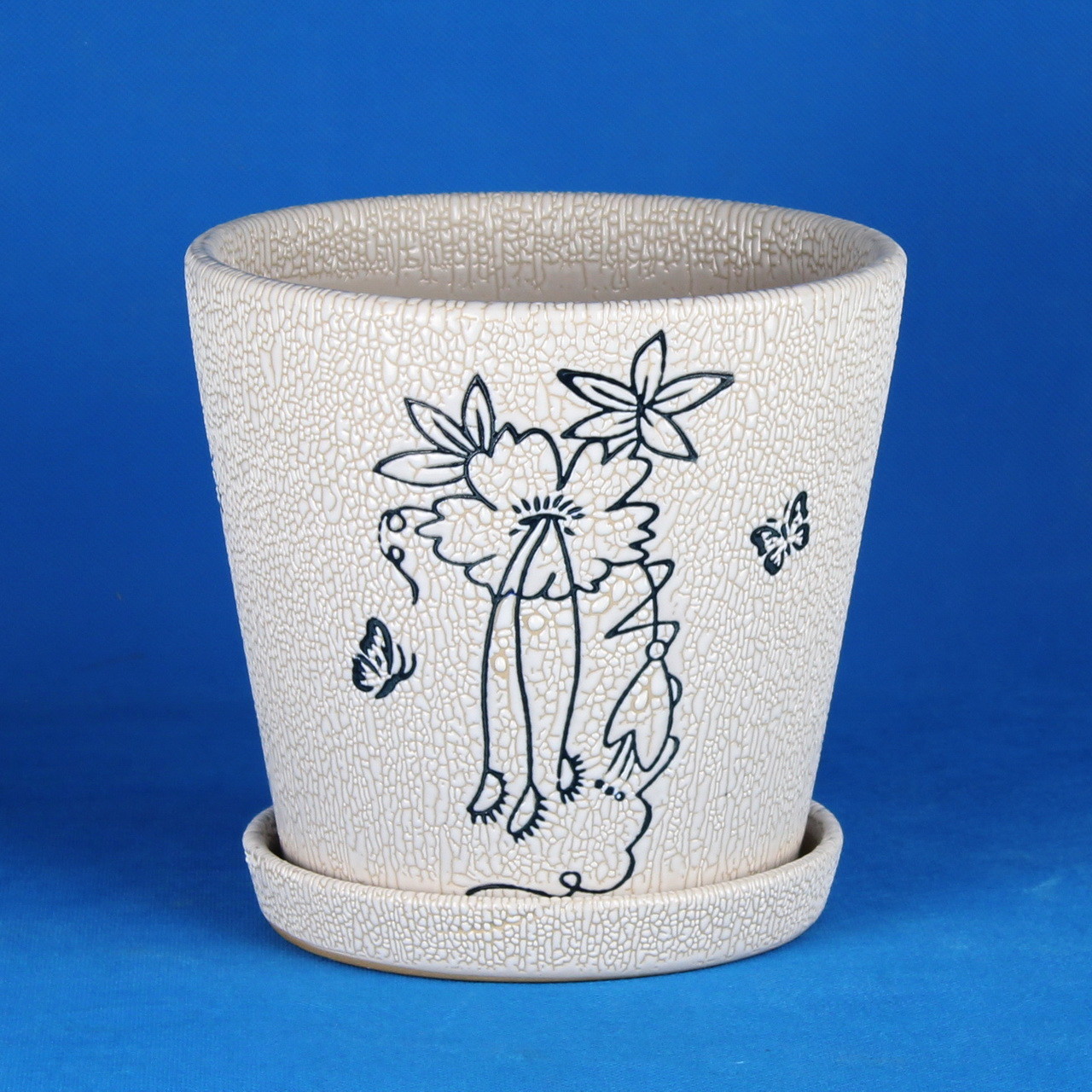 Customizable Ceramic Pots For Gardening In Different Colors