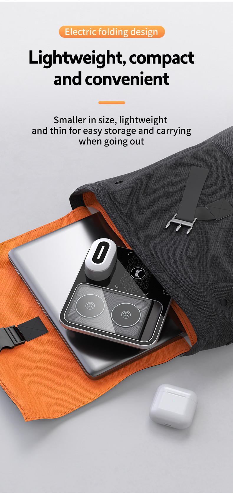 3 In 1 Magnetic Travel Wireless Charging new shaped at 2024