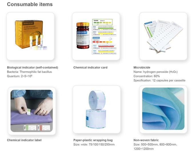 Low Temperature Plasma Sterilizer Hydrogen Peroxide For Heat Sensitive Products