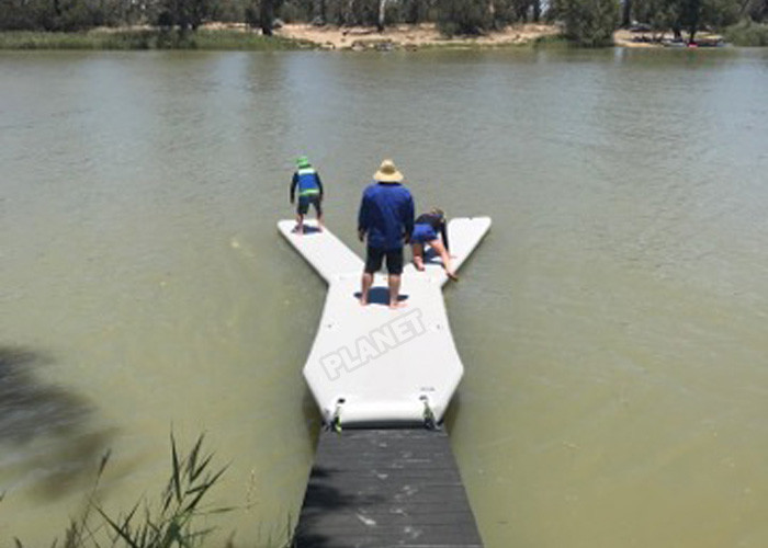 20cm 1000D Drop Stitch Y Shape Jet Ski Inflatable Yacht Y Pontoon Platform Dock For Boat Parking