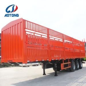 China Logistics Fence Semi Trailer for Bulk Cargo and Livestock Transportation in Warehouse on sale