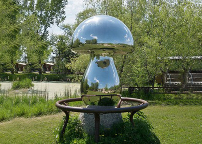 Outdoor Decoration Custom Art Stainless Steel Pumpkin Sculpture