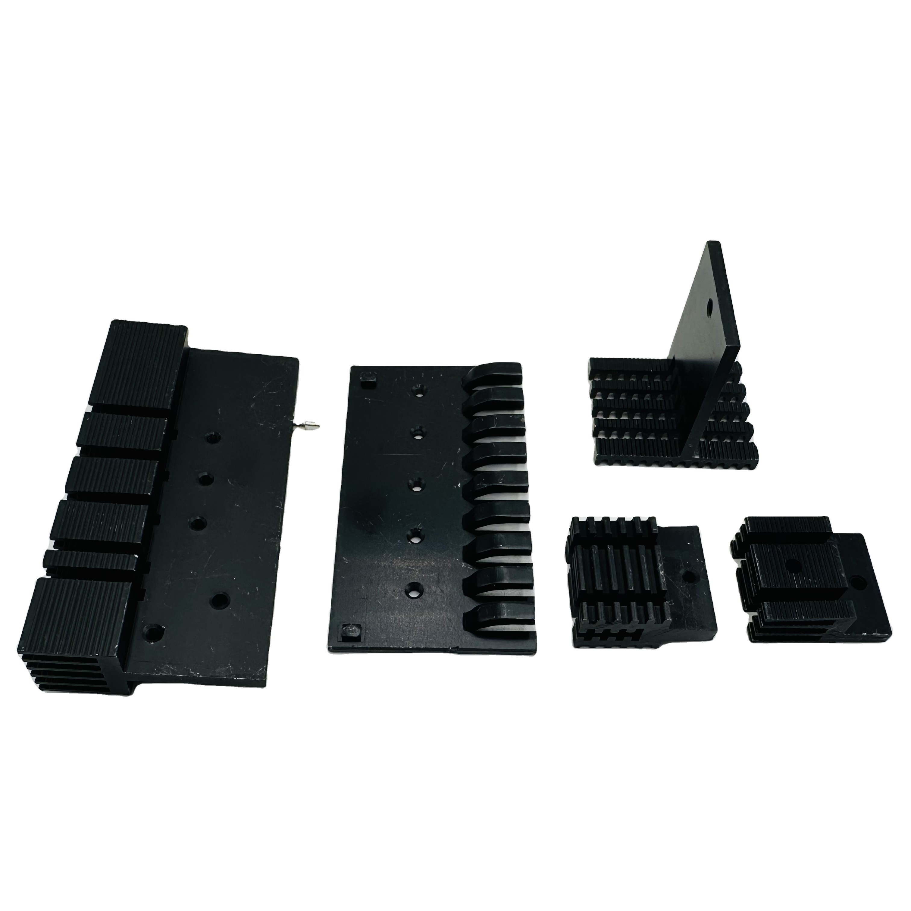Custom Aluminum Alloy Sheet Metal Stamping Parts Bending Black Surface Treatment Sheet Metal Fabrication