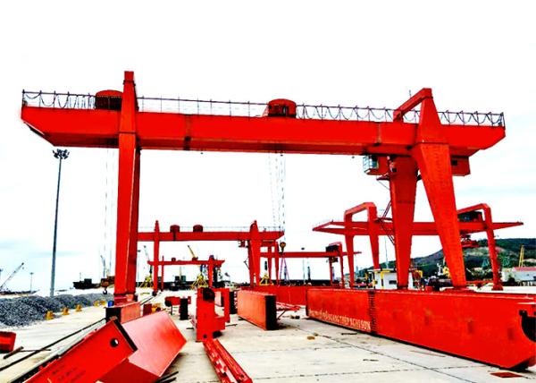 Professional Electric Trolley Gantry Crane 100 Ton Heavy Load 0 - 15m Cantilever