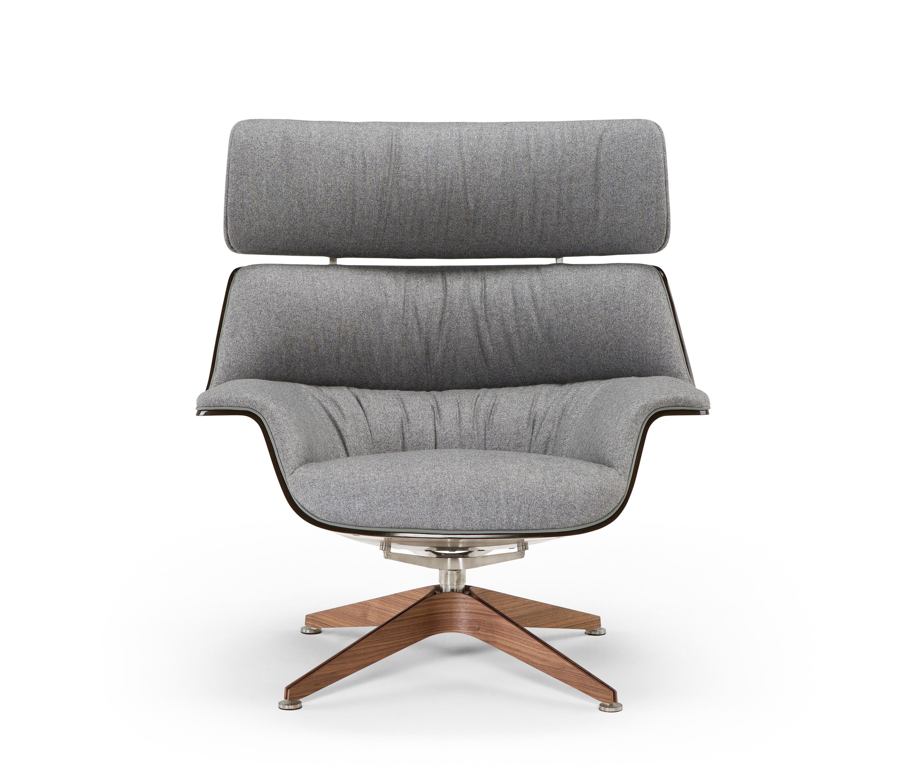 Fiberglass Shell Modern Lounge Chair