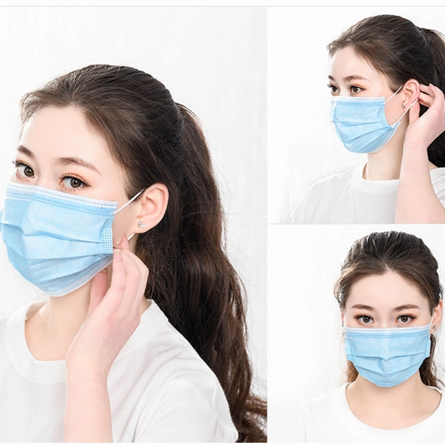 Home Travel Meltbrown Disposable Earloop Face Mask