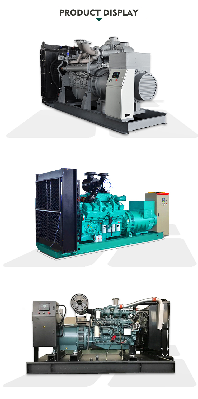 3 phase water cooled 50hz 60hz 1500rpm 1800rpm CE silent open diesel generator set direct manufacturer