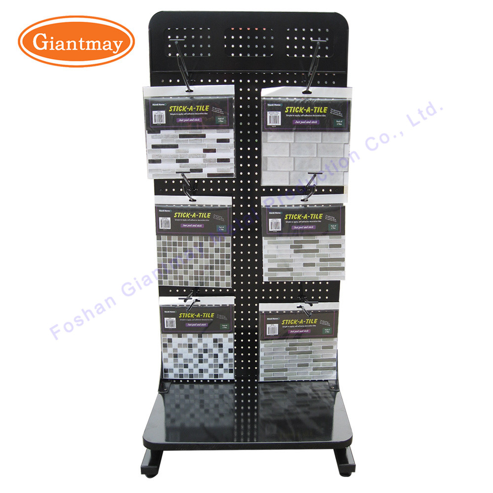 Hanging Hooks Tile Rack Mosaic Shop Metal Display Stand