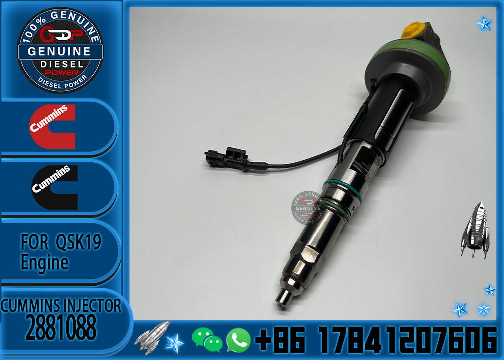 Generator Engine Parts Cummins QSK19-G QSK38-G QSK50-G Fuel Injector Kit 2882129 2881088