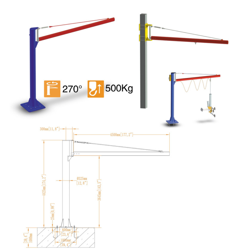 2 Or 4 Suckers Glass Vacuum Lifter 300kg / 500kg Load