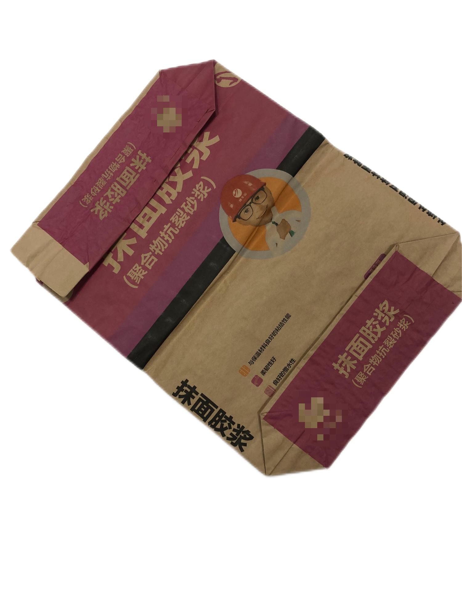 Valve Multiwall Paper Bags For Packaging Mortar Convenient And Reliable
