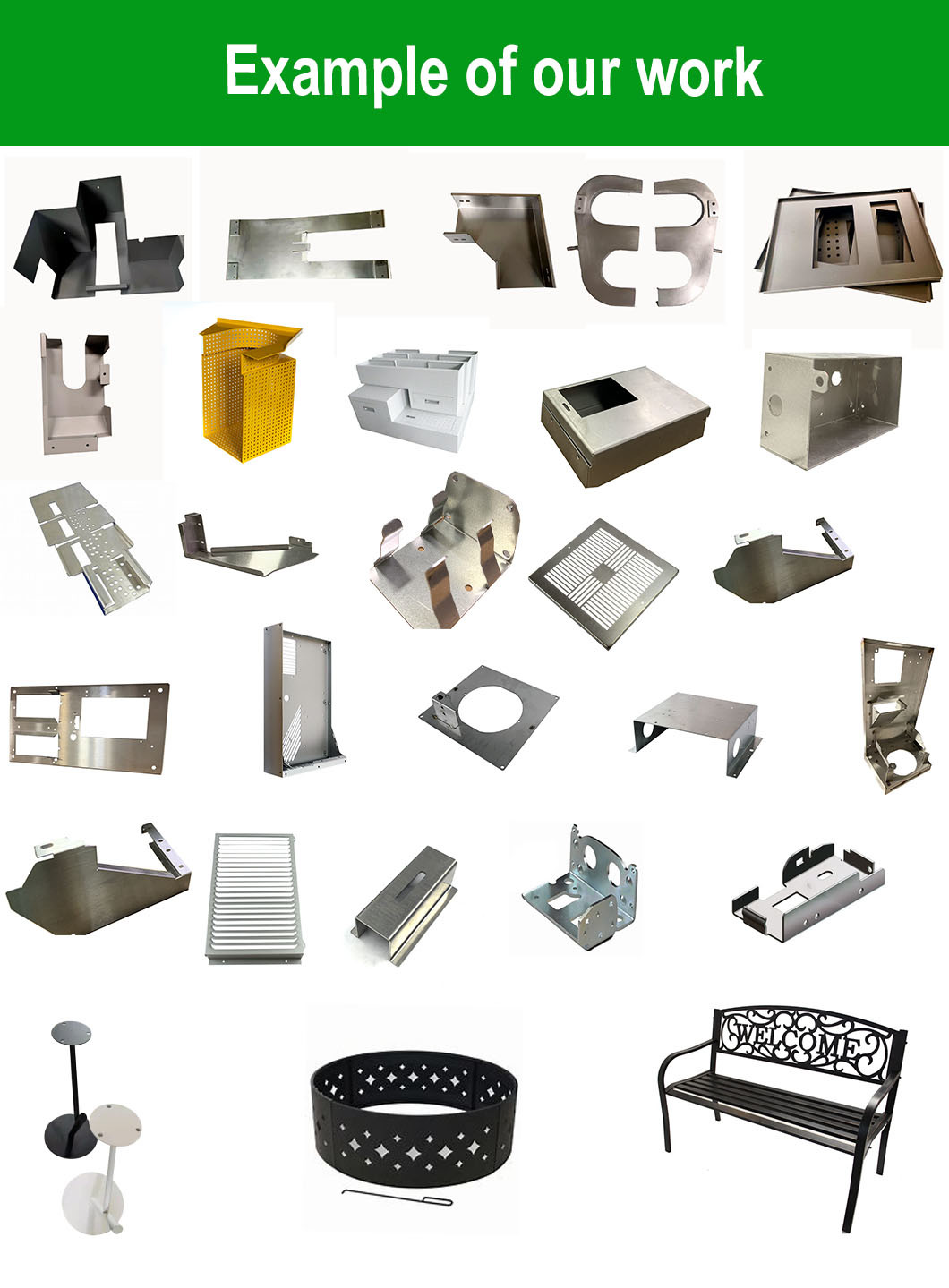 Custom OEM Mild Steel Heavy Welded Components with Argon Arc Welding Process