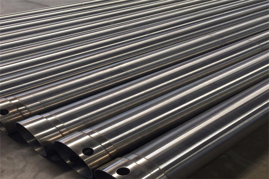 Anti Rust V Wire Screen Pipe Non Magnetic Easy Installation Wire Wrapped Pipe