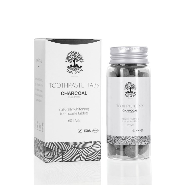 Zero Waste Package 1445 PPM Fluoride Toothpaste Tablets Solid Toothpaste