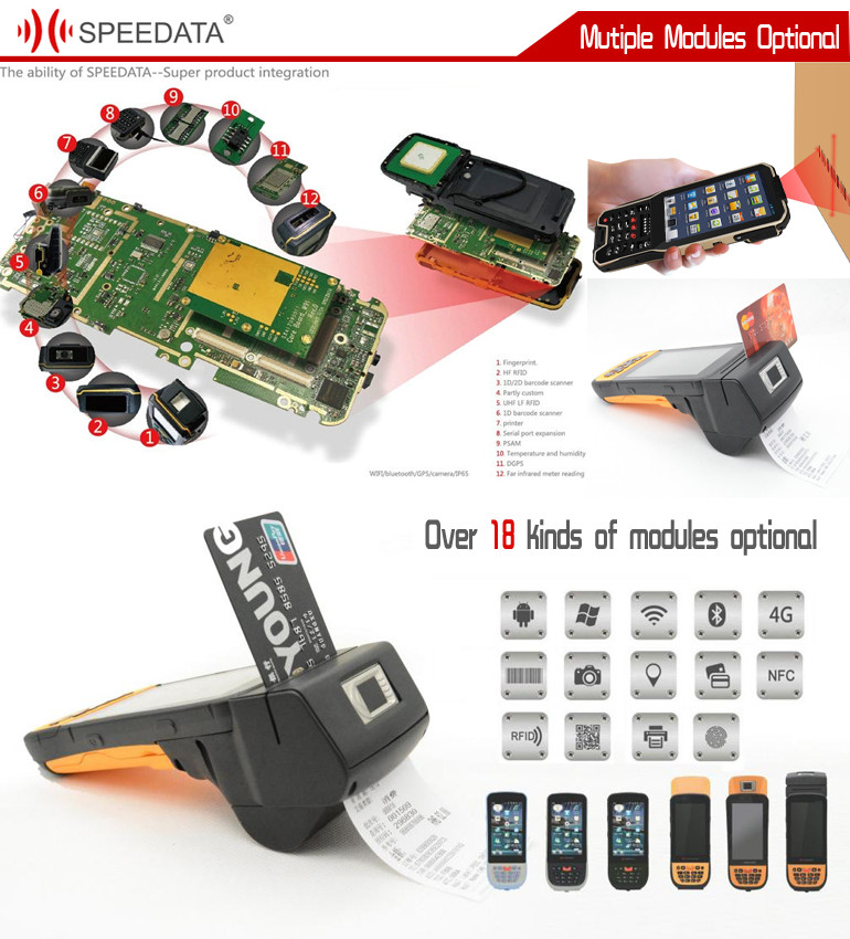WIFI 3G GPRS Android Pocket 1D 2D Barcode Scanner for Express
