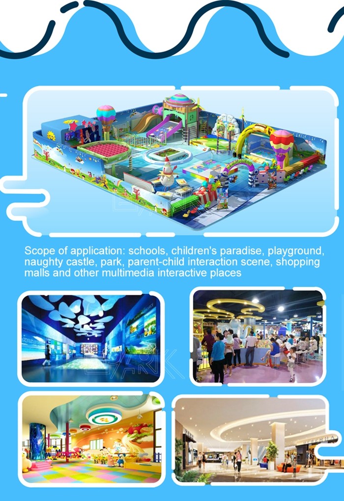 43 Inch Touch Table Fantasy Water Children'S Puzzle Lab Kids Interactive Wall