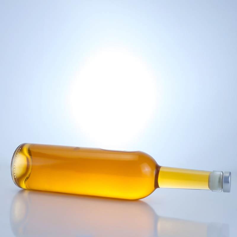 Customized Logo Sealing Type Cork Glass Bottle for Whisky Vodka Tequila Gin Rum Made