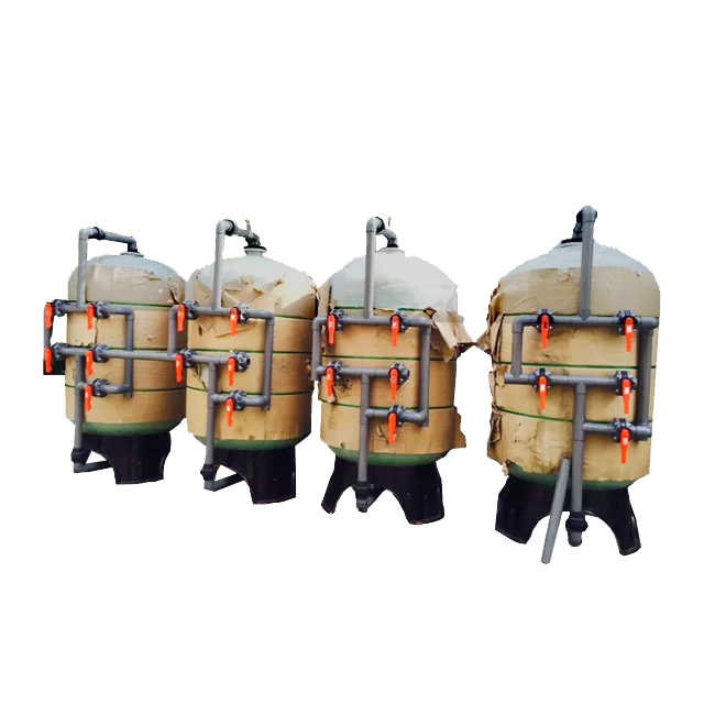 99% Granular Activated Carbon Water Filter , 50TPH Drip Irrigation Sand Filter