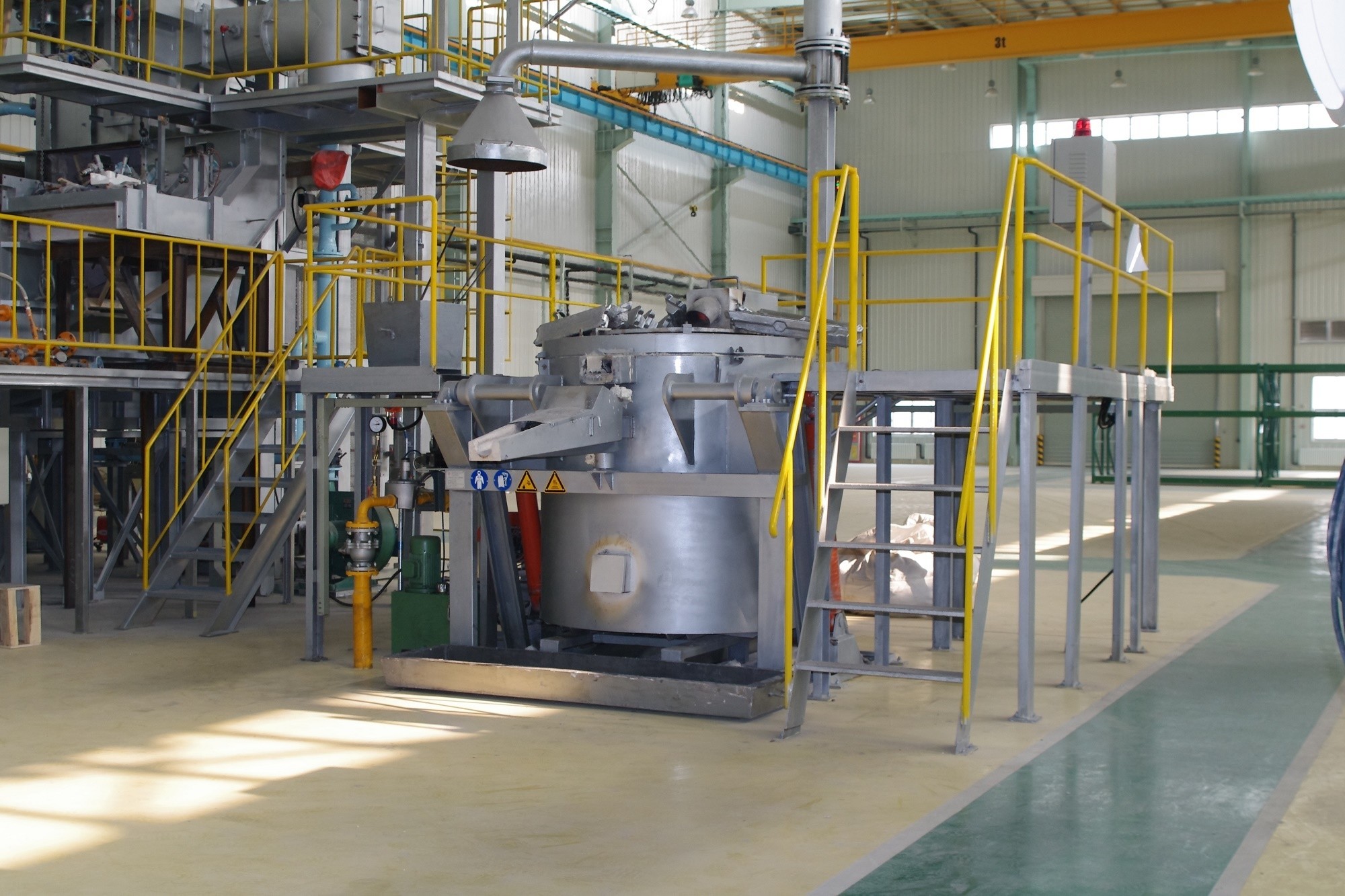 Crucible Furnace Heat Temperature Aluminum Melting Furnace 200-1200.C Manual/Automatic Control
