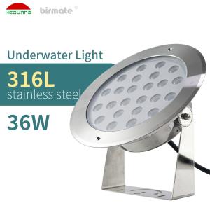  IP68 36W Waterproof Led Underwater Light 3200lm With ERP Manufactures