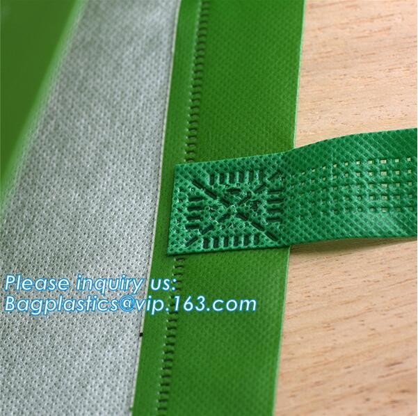 Cheap 100% New Recyclable Whole Bag Heat Sealed Machine Made PP Non Woven Bag with Strip, bagplastics, bagease, pak, pkg