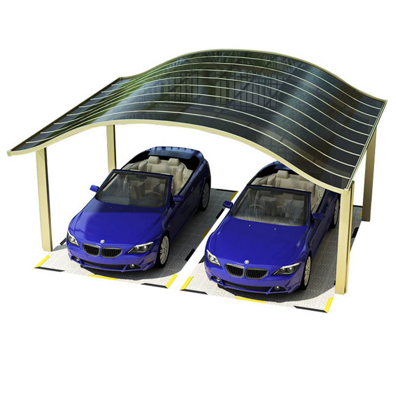 Cantilevered Rain Shed Aluminum Canopy Carport Anodized