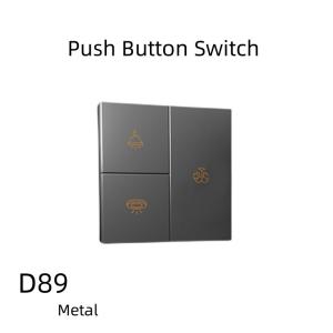 Electrical Modbus Wall Switch RS485 Protocol Push Button Lamp Switch