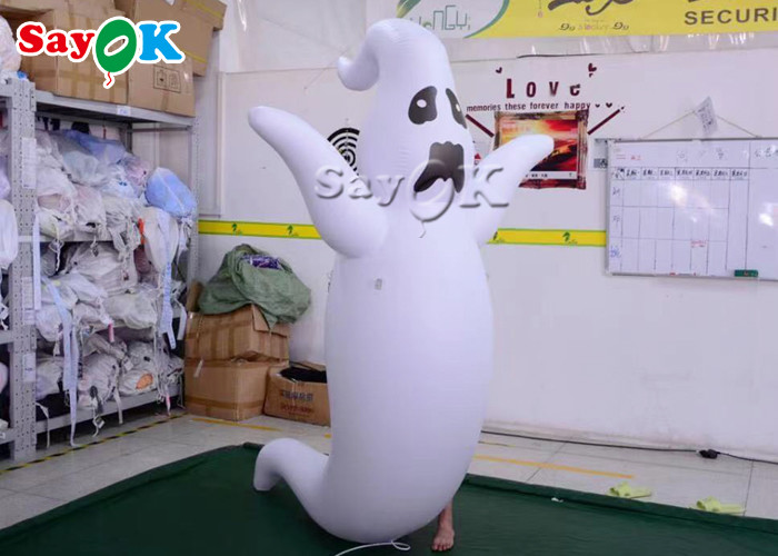 1.5m 5ft Outdoor Decorative Inflatable LED Ghost Model For Parade Adornments
