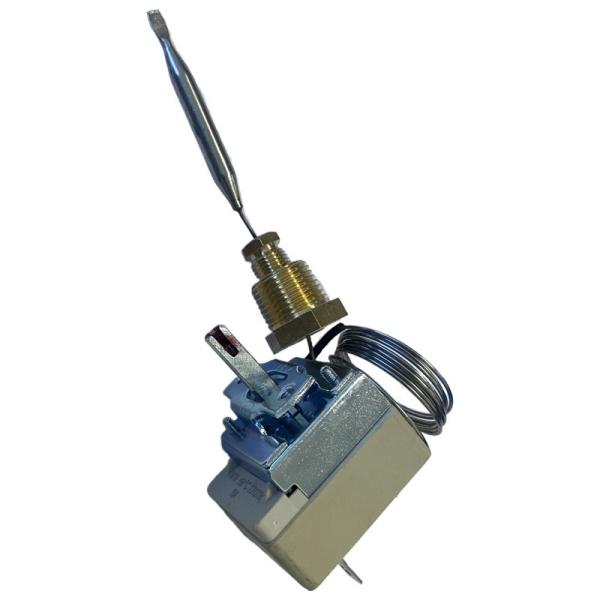 China Adjustable Bulb Capillary Tube Thermostat 290F 16A WTA Bimetal Thermostat Switch WITH 3/8'' NPT THREAD on sale China Adjustable Bulb Capillary Tube Thermostat 290F 16A WTA Bimetal Thermostat Switch WITH 3/8'' NPT THREAD on sale