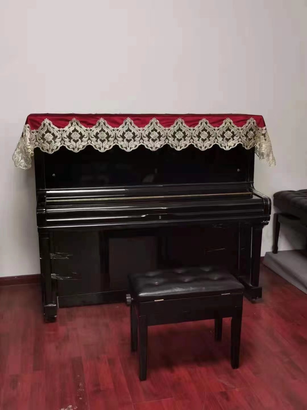 best price wholesale standard artist piano wholesale bench Black Piano Pedal Extender Bench for Kids with 2 Pedals Adjus