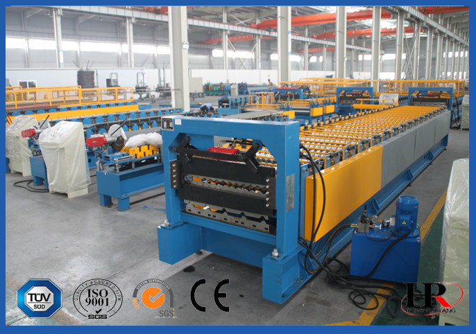Galvanized Roofing Sheet Double Deck Roll Forming Machine 16mm