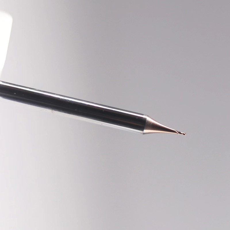 Nano Coated Tungsten Carbide 0.4 Mm End Mill Hrc65