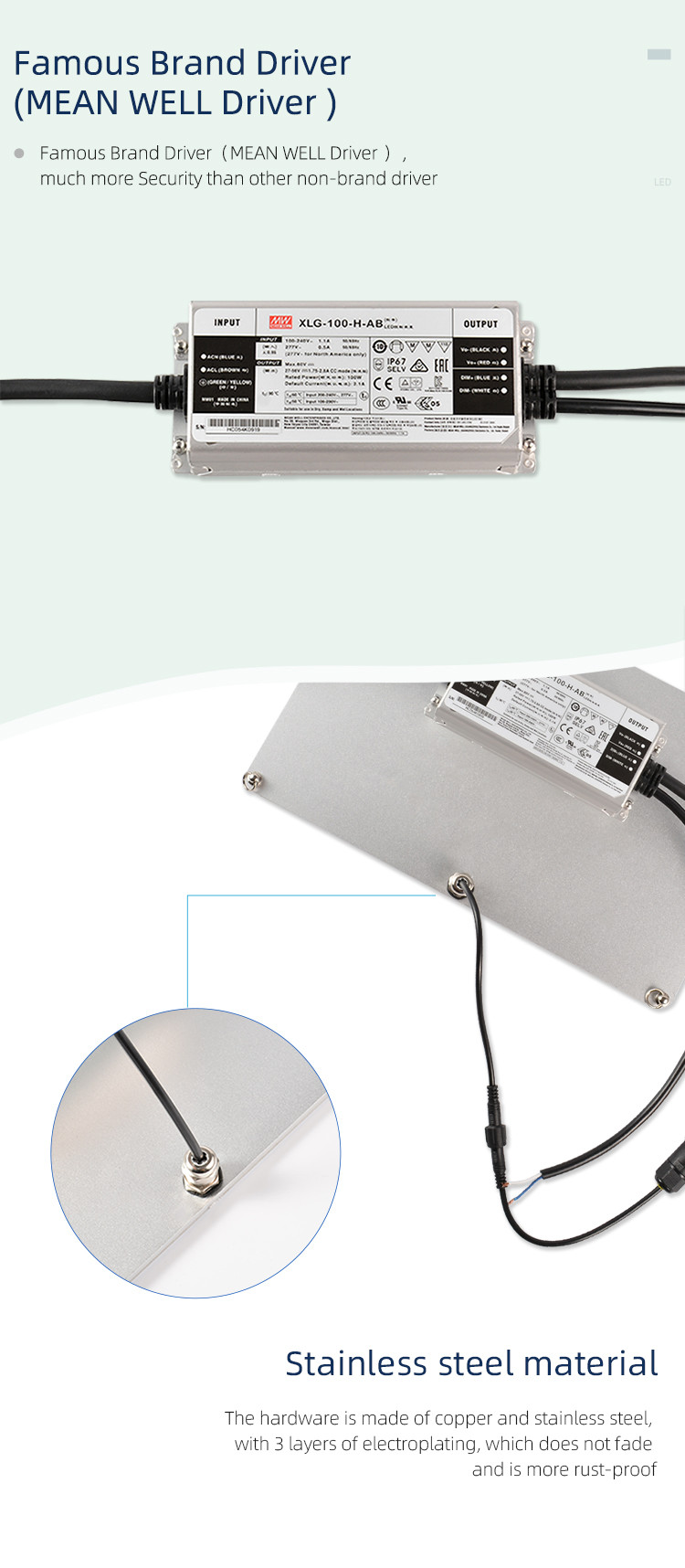 Samsung Lm301B IP67 Dimmable LED Grow Lights For Greenhouse
