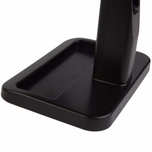 Black LED Large Lighted Makeup Mirror / 10x Magnifying Mirror On Stand