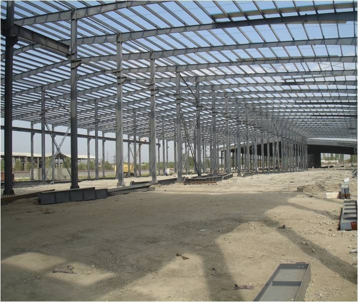 Corrosion Resistant Prefab Agricultural Buildings Q235B Q355B Steel Frames And Trusses