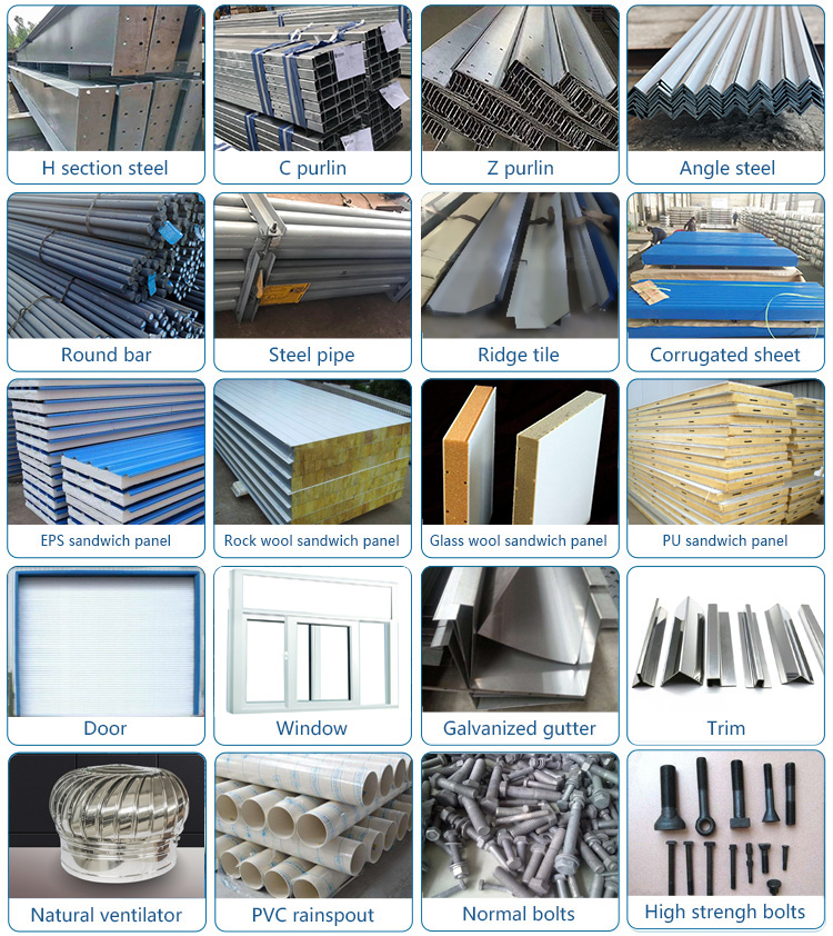 Sandwich Panel Roofing Steel Warehouse for Affordable and Practical Storage Solutions