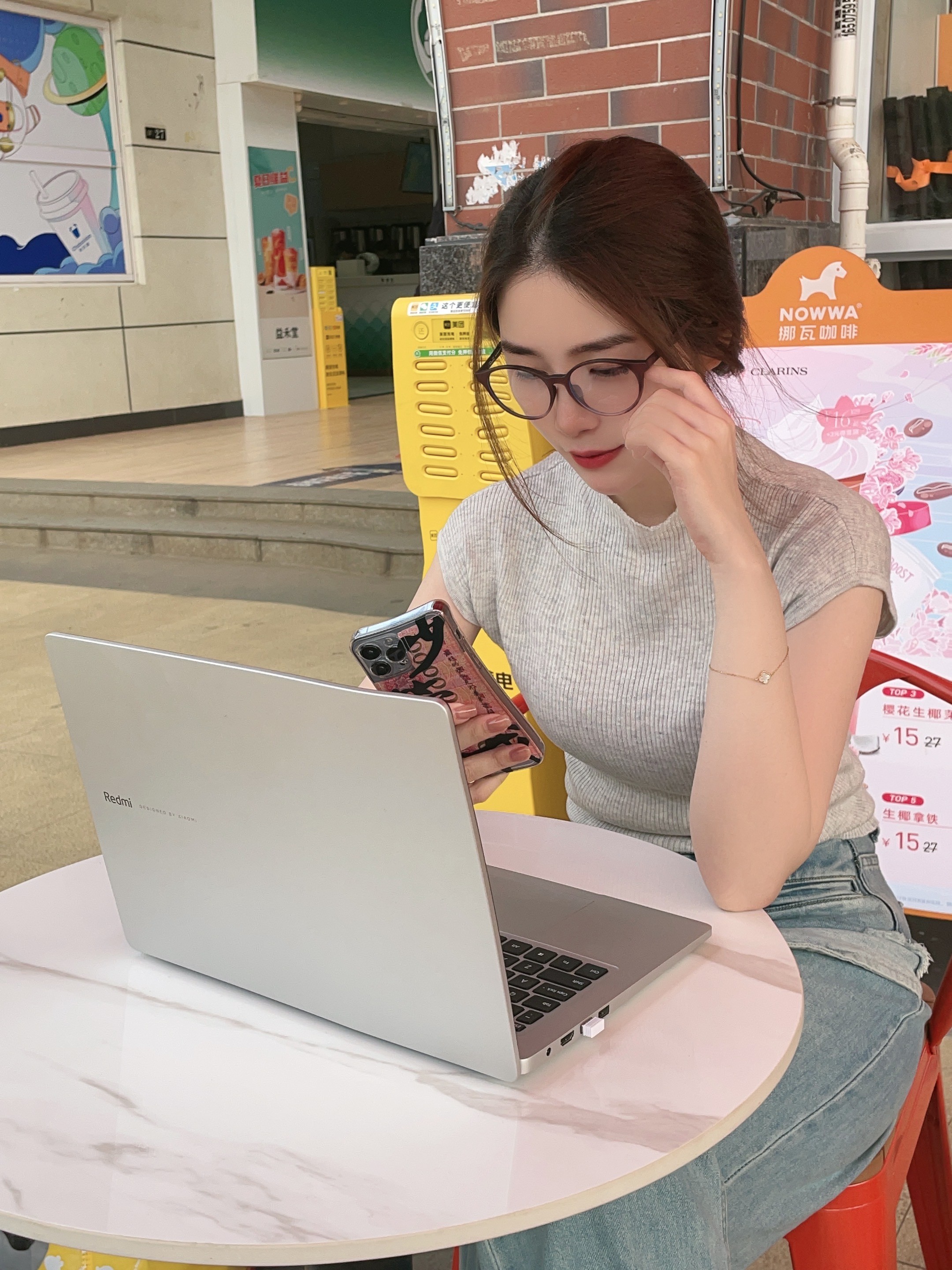 Transition Lens Ultra Lightweight Eyeglasses For Chubby Face Female